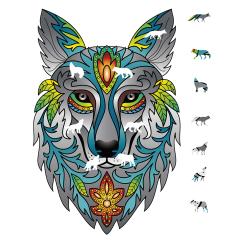 Puzzle - Lup, 180 piese