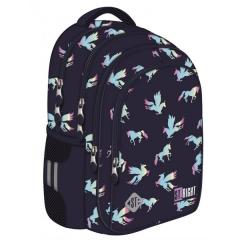 Ghiozdan cu 4 compartimente - St. Right - Holo Unicorns