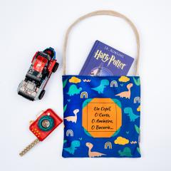 Husa de carte / Traistuta copii - Dino