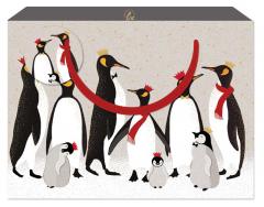 Punga cadou Sara Miller - Pinguini - XL