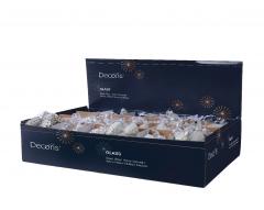 Set 3 ornamente brad - Pinecone Mixed White and Silver (mai multe culori, pret pe set)