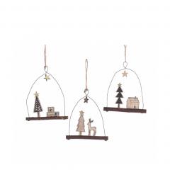 Decoratiune de Craciun  - Plywood Hanger Tree - mai multe modele