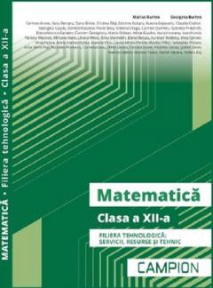 Matematica. Filiera tehnologica, clasa a XII-a
