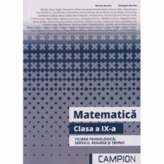 Matematica pentru clasa a IX a, Filiera tehnologica