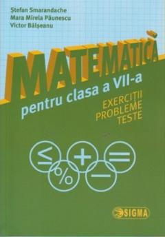 Matematica pentru clasa a VII-a