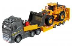 Camion si Incarcator frontal - Majorette Volvo - Scara 1 la 43