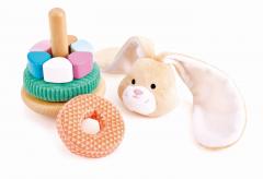 Jucarie -Turn de stivuire iepuras