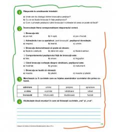 Limba si literatura romana. Culegere pentru clasa a IV-a