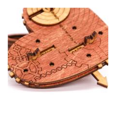 Puzzle mecanic - Tin Woodman's Heart. A mechanical box with a code lock