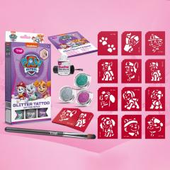 Set tatuaje cu sclipici - Paw Patrol