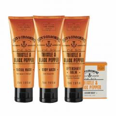 Set cosmetice - Men's Grooming Thistle & Black Pepper Gift Set