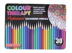 Set 30 creioane colorate - Colour Therapy