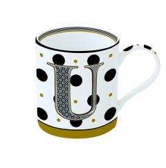 Cana in cutie cadou - Litera "U"