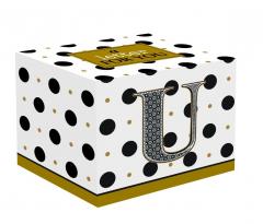 Cana in cutie cadou - Litera "U"