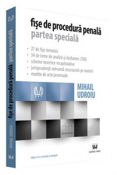 Fise de procedura penala. Partea speciala