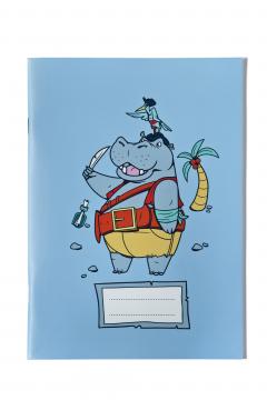 Caiet dictando A5 Hipopotam Pirat - Ioana Sopov