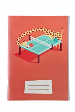 Caiet dictando A5 Girafa Ping Pong - Paula Rusu