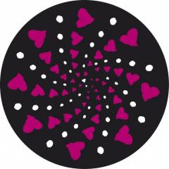 Set 2 abtibilduri roti - NIKIDOM - Cuore