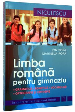 Limba romana pentru gimnaziu. Gramatica