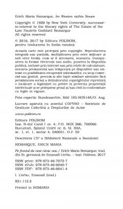 Pe frontul de vest nimic nou