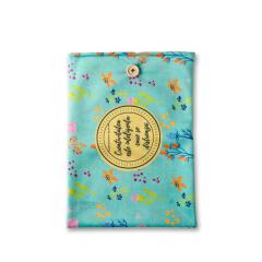 Husa pentru Laptop - Little Flower - Marine, 14-15 inch