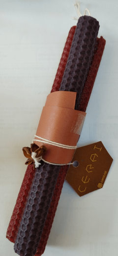 Set 3 lumanari lungi - Colorate