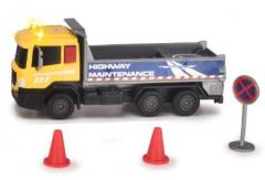 Masina Dickie - Camion cu semne de circulatie 17cm