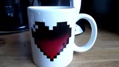 Cana termosensibila - Inima Pixelata