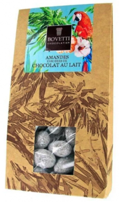 Migdale glazurate in ciocolata cu lapte - 100 g