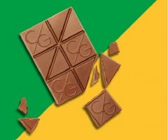 Ciocolata artizanala cu lapte si banane