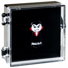 Insigna - Dracula - Ten alb