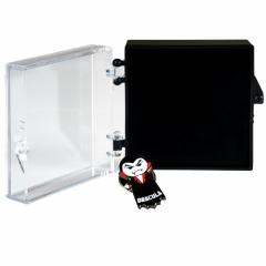 Insigna - Dracula - Ten alb