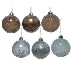 Glob decorativ - Bauble Winter Glitter - mai multe modele
