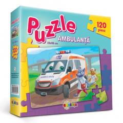Puzzle 120 piese - Ambulanta