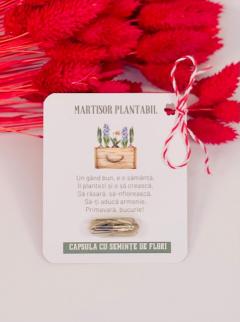 Martisor - Capsula cu seminte de flori