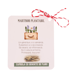 Martisor - Capsula cu seminte de flori