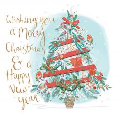 Felicitare - Wishing You A Merry Christmas & A Happy New Year