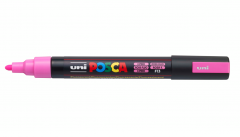 Marker - Posca PC-5M - Roz Fluorescent
