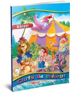 Carte de colorat - Baieti