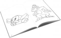 Carte de colorat - Baieti