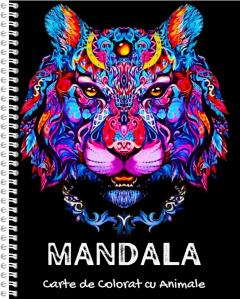 50 Mandale. Carte de colorat pentru adulti - Leu