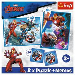 Puzzle 2 in 1 - Eroii in actiune