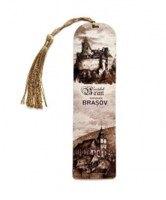 Semn de carte - Transilvania Ilustrata - Castelul Bran si Biserica Neagra