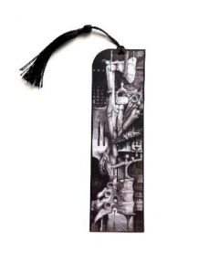 Semn de carte - Alb-Negru - Sac de Oase