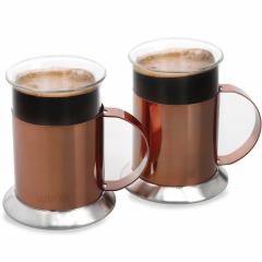 Set 2 cesti - La Cafetiere - Copper Glass