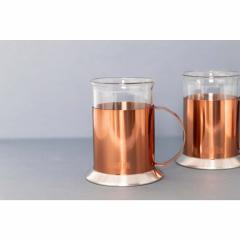 Set 2 cesti - La Cafetiere - Copper Glass