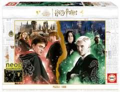Puzzle 1000 piese - Harry Potter - Neon - Model 2