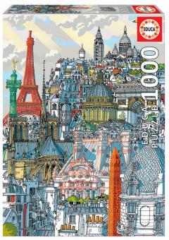Puzzle 1000 piese - Paris - Carlo Stanga