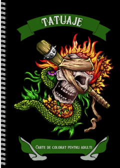 50 Mandale - Tatuaje - Carte de colorat pentru adulti