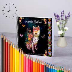 50 Mandale. Carte de colorat pentru adulti - Animale uimitoare